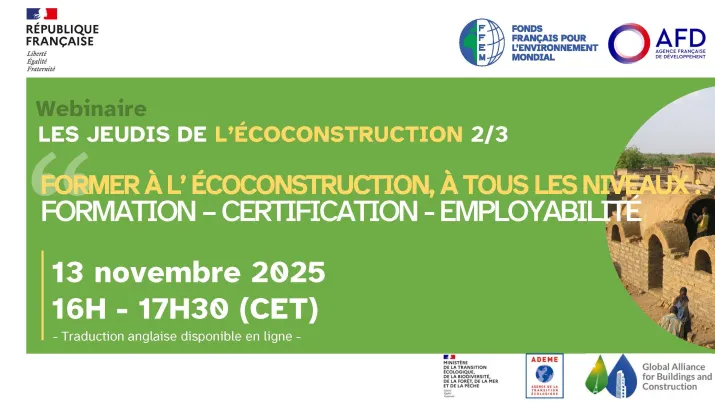 Les jeudis de l'écoconstruction webinaire 2