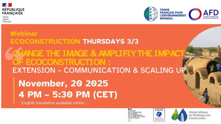 Les jeudis de l'écoconstruction webinaire 3