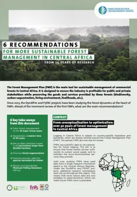 Visuel Cap sur les forêts d'Afrique Centrale VA