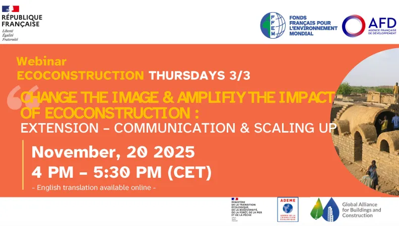 Les jeudis de l'écoconstruction webinaire 3