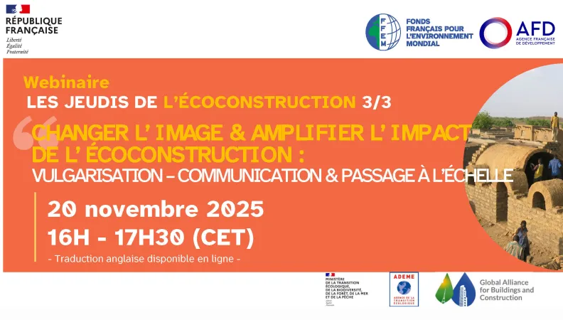 Les jeudis de l'écoconstruction webinaire 3